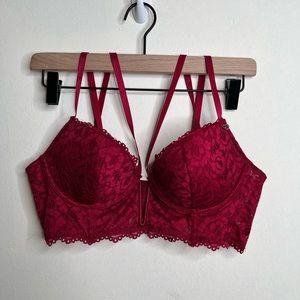 Lovehoney Lace longline Underwire Bra Size L